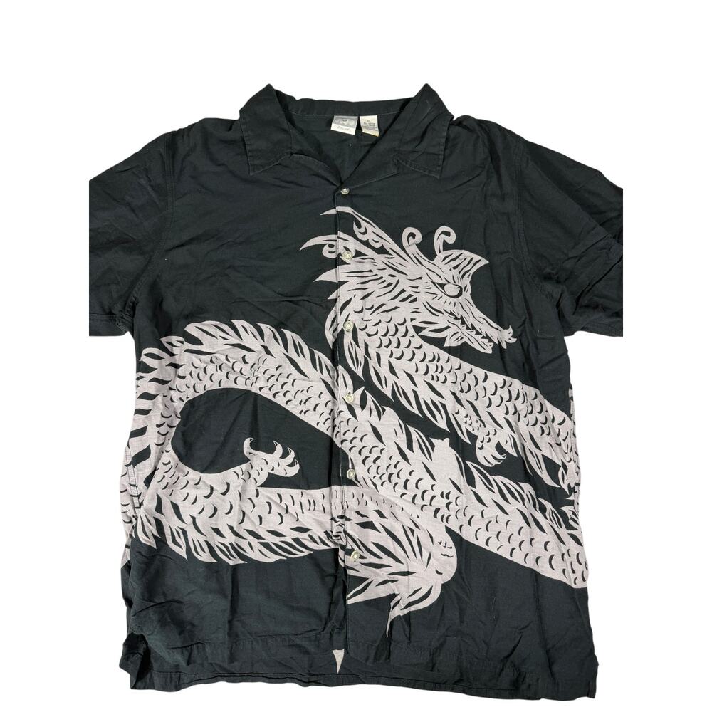 Utility Dragon Button Up Shirt - image 1
